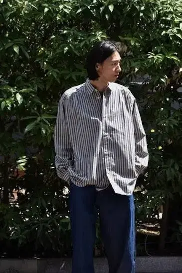 AUBERGE PHILIPPE ST 스트라이프 셔츠 44 | 브랜드 중고거래 플랫폼